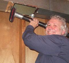 brushing a main duct